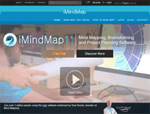 Tablet Screenshot of imindmap.com